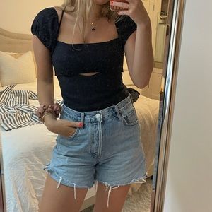 Reformation Lainey Linen Top